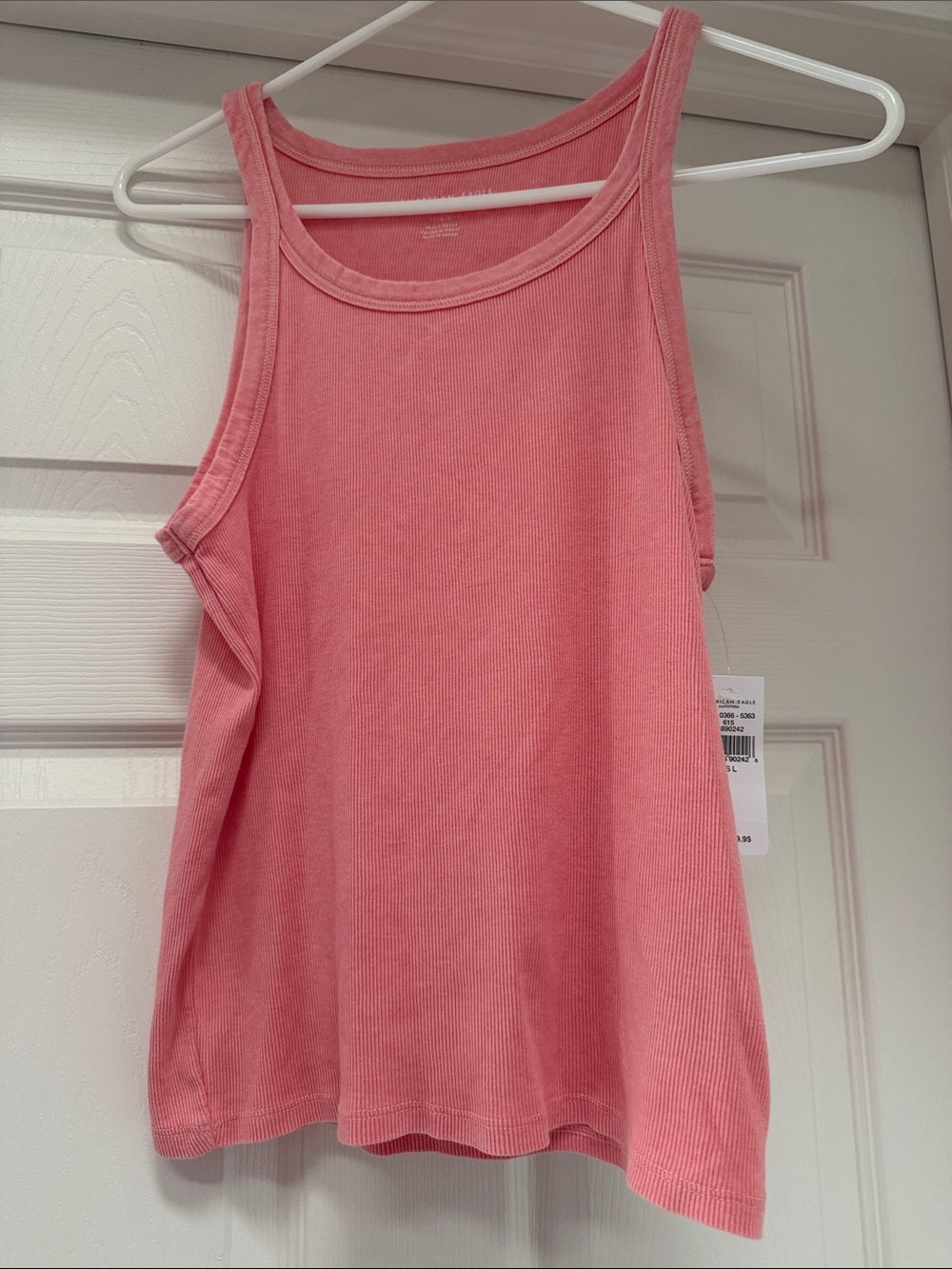 American Eagle Women's Ribbed Tank Top - Pink